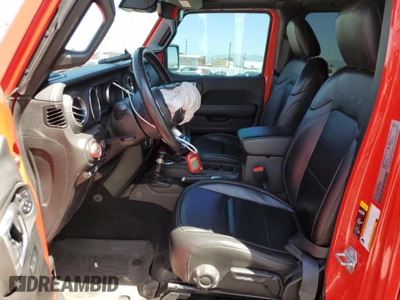 2021 Jeep Wrangler Unlimited Sahara with VIN 1C4JJXP64MW766076, listed as a Copart auction lot 54457195 with 92,421 mi miles and Salvage title. Bid and sale history available at DreamBid. Image 7.