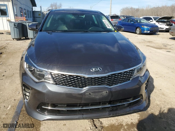 2018 Kia Optima LX with VIN 5XXGT4L36JG240768, listed as a Copart auction lot 48402515 with 53,408 mi miles and Salvage Title. Bid and sale history available at carsss.com. Image 5.