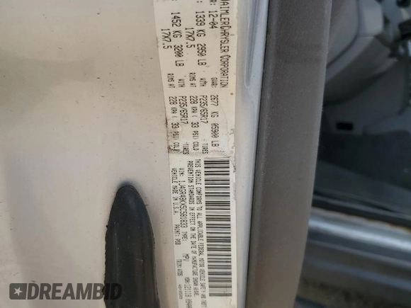 2005 Jeep Grand Cherokee Laredo z VIN 1J4GR48KX5C581833, wystawiony jako Copart lot #60975355 z przebiegiem 149 993 mil mil oraz Szkoda całkowita • Salvage title. Historia ofert i sprzedaży dostępna na DreamBid. Obrazek 12.