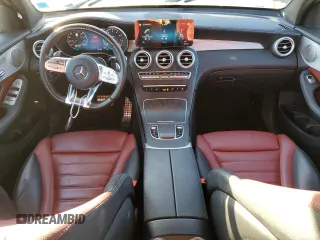 2021 Mercedes-Benz GLC with VIN W1N0J6EB4MF910126, listed as a Copart auction lot 88961335 with 34,425 mi miles and Salvage Title. Bid and sale history available at carsss.com. Image 8.