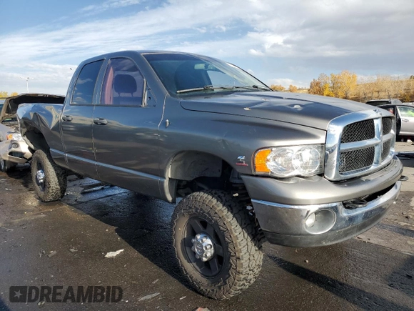 2005 Dodge Ram 2500 SLT with VIN 3D7KS28C45G732377, listed as a Copart auction lot 78273354 with 49,069 mi miles and Salvage Title. Bid and sale history available at carsss.com. Image 4.
