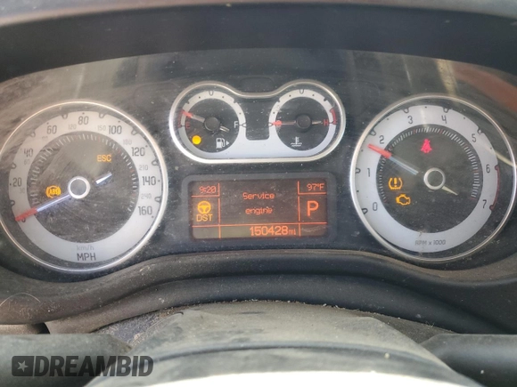 2014 FIAT 500L Trekking with VIN ZFBCFADH4EZ008674, listed as a Copart auction lot 60470524 with 150,428 mi miles and Salvage Title. Bid and sale history available at carsss.com. Image 9.