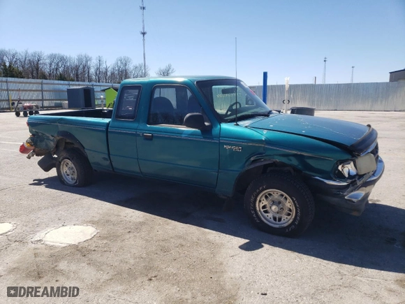 1994 Ford Ranger Splash with VIN 1FTCR14U0RPC02248, listed as a Copart auction lot 50543605 with 761,825 mi miles and Salvage Title. Bid and sale history available at carsss.com. Image 4.
