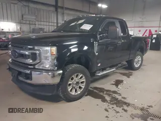 2021 Ford Super Duty F-250 SRW XL with VIN 1FT7X2B63MED51503, listed as a IAAI auction lot 41227248 with 106,780 mi miles. Bid and sale history available at carsss.com. Image 2.