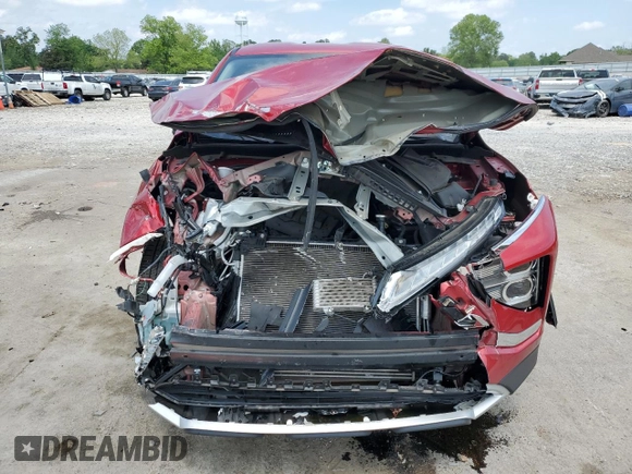 2022 Mitsubishi Eclipse Cross SE with VIN JA4ATWAA3NZ047686, listed as a Copart auction lot 54837755 with 32,922 mi miles and Salvage title. Bid and sale history available at DreamBid. Image 5.