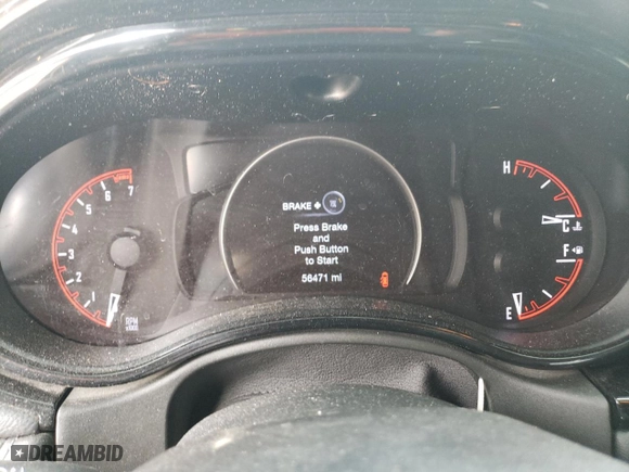2022 Dodge Durango GT with VIN 1C4RDJDG7NC107304, listed as a Copart auction lot 63988544 with 56,471 mi miles and Salvage Title. Bid and sale history available at carsss.com. Image 9.