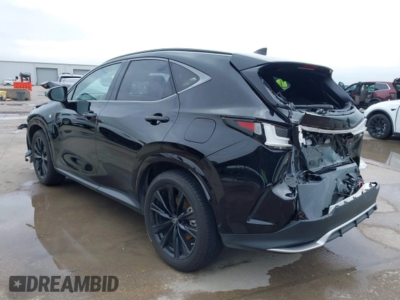 2022 Lexus NX 350 F Sport with VIN JTJKGCEZ1N2006346, listed as a IAAI auction lot 42426609 with 29,976 mi miles and . Bid and sale history available at DreamBid. Image 3.