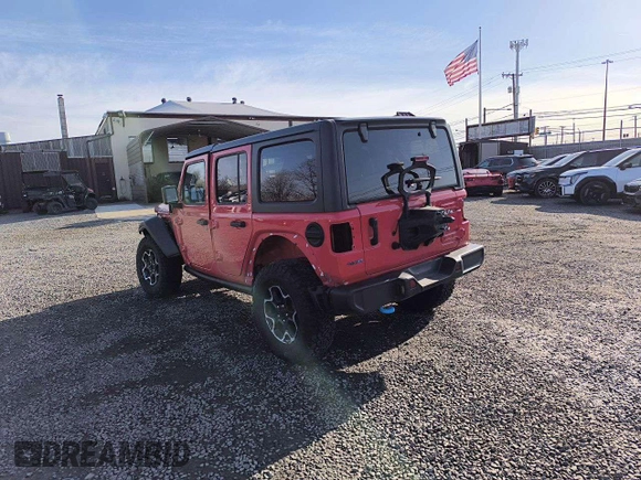 2023 Jeep Wrangler Rubicon with VIN 1C4JJXR69PW695846, listed as a Copart auction lot 57472885 with 17,239 mi miles and Clean title. Bid and sale history available at DreamBid. Image 2.