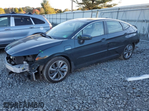 2018 Honda Clarity Plug-In Hybrid with VIN JHMZC5F16JC001728, listed as a Copart auction lot 76190804 with 60,023 mi miles and Salvage Title. Bid and sale history available at carsss.com. Image 1.