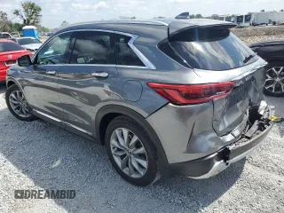 2019 Infiniti QX50 LUXE with VIN 3PCAJ5M16KF133173, listed as a Copart auction lot 54772045 with 59,571 mi miles and Salvage Title. Bid and sale history available at carsss.com. Image 2.
