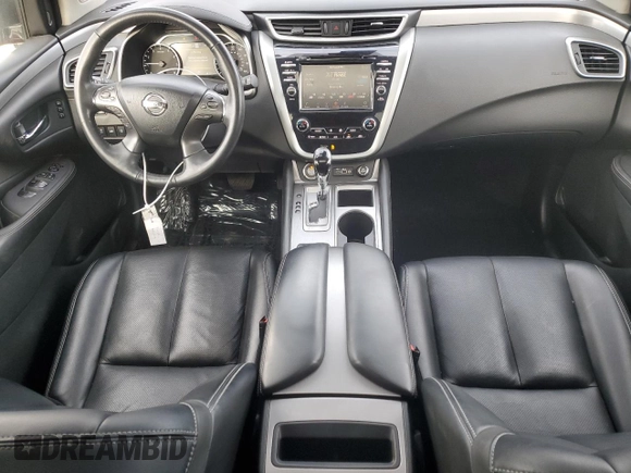2019 Nissan Murano SL with VIN 5N1AZ2MS6KN116807, listed as a Copart auction lot 45186695 with 24,280 mi miles and Salvage Title. Bid and sale history available at DreamBid. Image 8.