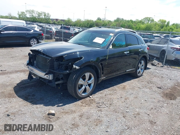 2009 Infiniti FX35 with VIN JNRAS18W69M158488, listed as a IAAI auction lot 42044264 with 90,673 mi miles. Bid and sale history available at carsss.com. Image 2.
