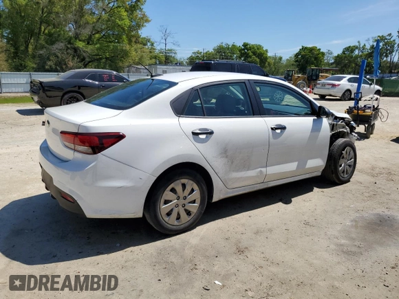 2018 Kia Rio LX with VIN 3KPA24AB3JE048087, listed as a Copart auction lot 50794595 with 75,807 mi miles and Salvage Title. Bid and sale history available at carsss.com. Image 3.