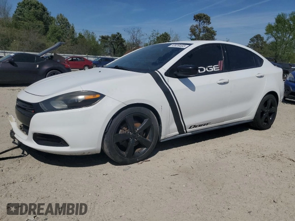2015 Dodge Dart SXT with VIN 1C3CDFBB3FD116687, listed as a Copart auction lot 53839465 with 174,413 mi miles and Clean Title. Bid and sale history available at carsss.com. Image 1.