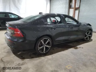2024 Volvo S60 Core Dark Theme with VIN 7JRL12TK7RG324393, listed as a Copart auction lot 49817315 with 14,985 mi miles and Salvage Title. Bid and sale history available at carsss.com. Image 3.