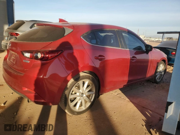 2017 Mazda 3 Grand Touring with VIN JM1BN1M38H1133437, listed as a Copart auction lot 80991974 with 73,810 mi miles and Salvage Title. Bid and sale history available at DreamBid. Image 3.
