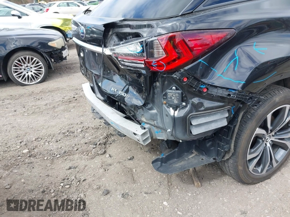 2018 Lexus RX with VIN 2T2BGMCA0JC024236, listed as a IAAI auction lot 42032485 with 105,046 mi miles. Bid and sale history available at carsss.com. Image 17.