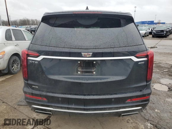 2024 Cadillac XT6 AWD Premium Luxury with VIN 1GYKPDRS8RZ747042, listed as a Copart auction lot 81598994 with 10,194 mi miles and Clean Title. Bid and sale history available at DreamBid. Image 6.