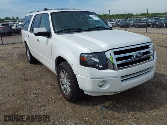 2014 Ford Expedition EL Limited with VIN 1FMJK1K57EEF33644, listed as a IAAI auction lot 42145706 with 158,631 mi miles. Bid and sale history available at carsss.com. Image 1.
