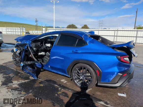 2022 Subaru WRX Limited with VIN JF1VBAL66N9022471, listed as a Copart auction lot 54058415 with 21,239 mi miles and Salvage title. Bid and sale history available at DreamBid. Image 2.