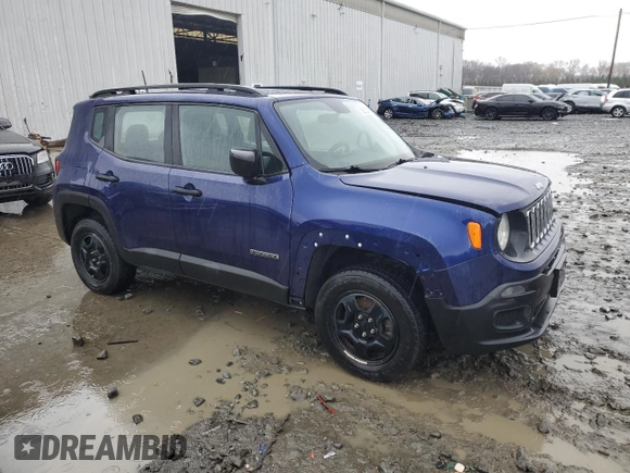 2018 Jeep Renegade Sport with VIN ZACCJBAH4JPH14249, listed as a Copart auction lot 52850475 with 82,891 mi miles and Clean Title. Bid and sale history available at carsss.com. Image 4.