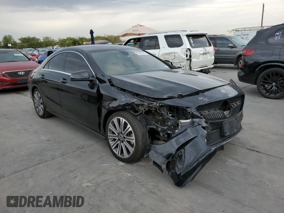 2018 Mercedes-Benz CLA with VIN WDDSJ4EB9JN564036, listed as a Copart auction lot 67456723 with 84,204 mi miles. Bid and sale history available at carsss.com. Image 4.