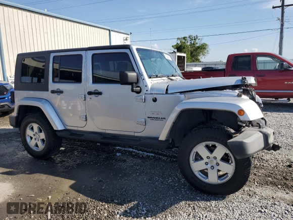 2008 Jeep Wrangler Unlimited Sahara with VIN 1J4GA59188L531892, listed as a Copart auction lot 51522415 with 86,436 mi miles and Salvage Title. Bid and sale history available at carsss.com. Image 4.