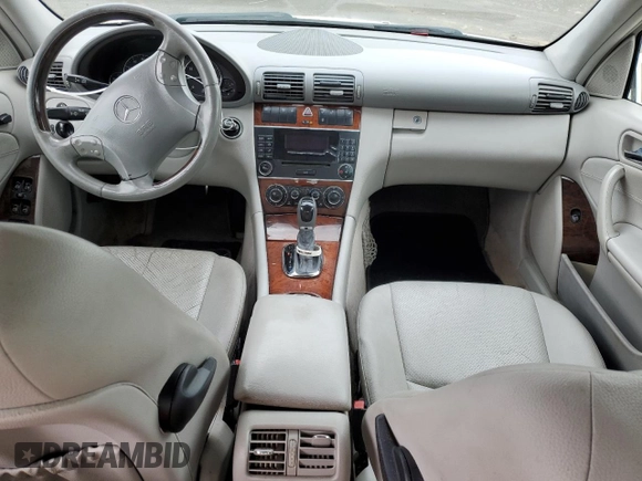 2006 Mercedes-Benz C with VIN WDBRF54J96A913217, listed as a Copart auction lot 60497924 with 219,657 mi miles and Salvage Title. Bid and sale history available at DreamBid. Image 8.