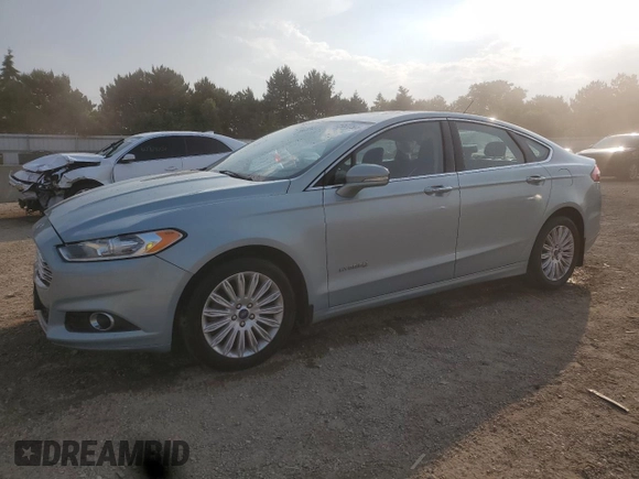 2014 Ford Fusion SE Hybrid with VIN 3FA6P0LU4ER106386, listed as a Copart auction lot 59627565 with 105,855 mi miles and Salvage title. Bid and sale history available at DreamBid. Image 1.