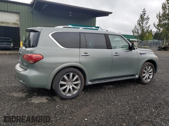 2012 Infiniti QX56 7-passenger z VIN JN8AZ2NE6C9021661, wystawiony jako Copart lot #54956795 z przebiegiem 106 037 mil mil oraz Tytuł czysty. Historia ofert i sprzedaży dostępna na DreamBid. Obrazek 3.