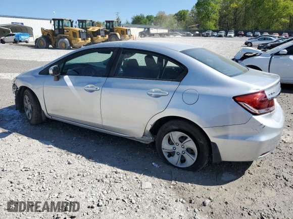 2014 Honda Civic Sedan LX with VIN 19XFB2F54EE078217, listed as a Copart auction lot 53268085 with 151,002 mi miles and Salvage Title. Bid and sale history available at carsss.com. Image 2.