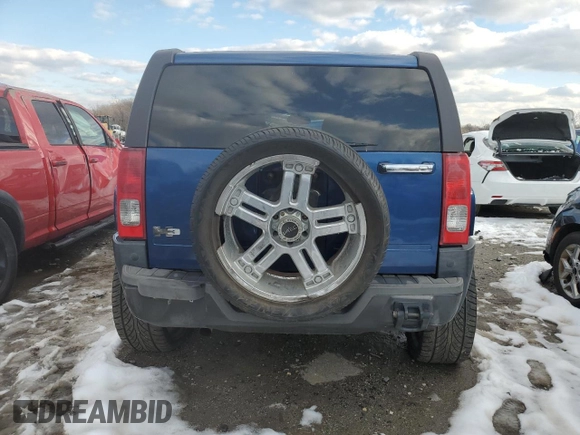 2006 Hummer H3 with VIN 5GTDN136968164939, listed as a Copart auction lot 41459745 with 173,333 mi miles and Salvage Title. Bid and sale history available at DreamBid. Image 6.