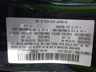 2012 Mazda CX-9 Touring z VIN JM3TB3CV6C0369022, wystawiony jako IAAI lot #41895225 z przebiegiem 137 883 mil mil oraz . Historia ofert i sprzedaży dostępna na DreamBid. Obrazek 9.