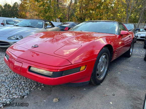 1994 Chevrolet Corvette with VIN 1G1YY22P4R5108017, listed as a Copart auction lot 42021695 with 107,281 mi miles and Clean Title. Bid and sale history available at carsss.com. Image 2.