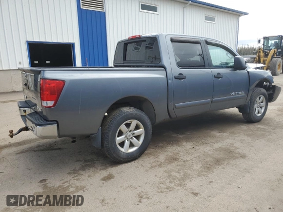 2014 Nissan Titan S with VIN 1N6AA0ECXEN515423, listed as a Copart auction lot 47934505 with 208,900 mi miles and Salvage Title. Bid and sale history available at DreamBid. Image 3.