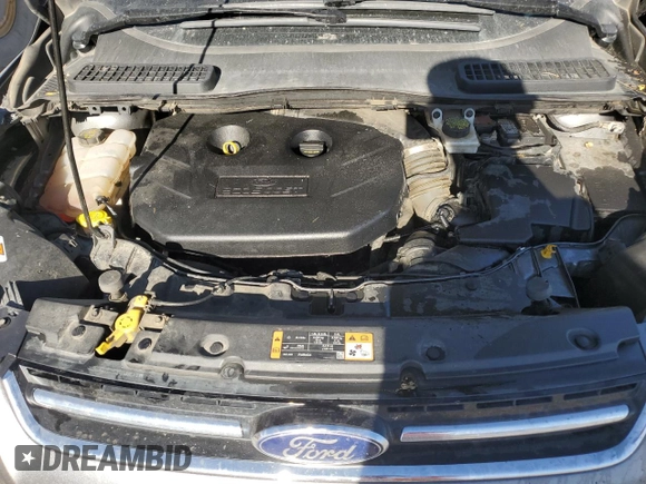 2014 Ford Escape Titanium with VIN 1FMCU9J90EUD94405, listed as a Copart auction lot 68489754 with 52,045 mi miles and Salvage Title. Bid and sale history available at DreamBid. Image 13.