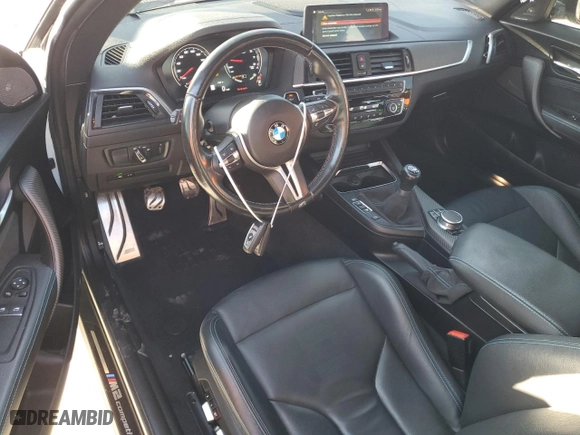 2021 BMW M2 Competition with VIN WBS2U7C04M7J45680, listed as a Copart auction lot 43851495 with 25,919 mi miles and Salvage Title. Bid and sale history available at carsss.com. Image 8.
