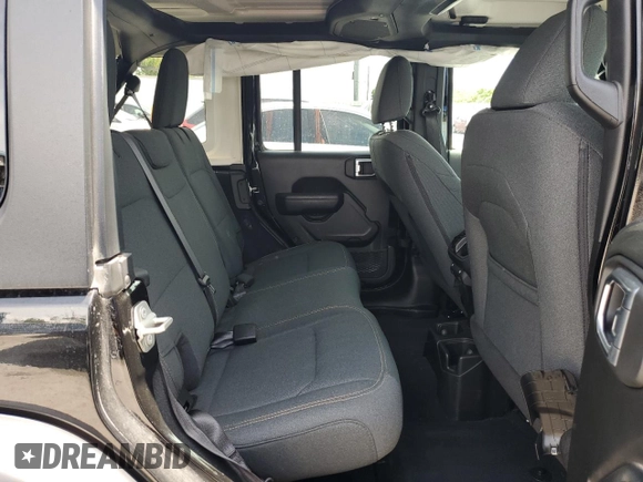 2024 Jeep Wrangler Sport S with VIN 1C4PJXDN2RW153564, listed as a Copart auction lot 58800705 with 19,633 mi miles and Salvage title. Bid and sale history available at DreamBid. Image 11.