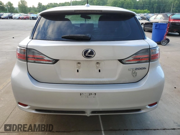 2011 Lexus CT 200h with VIN JTHKD5BH1B2007946, listed as a Copart auction lot 57855695 with 156,124 mi miles and Non repairable. Bid and sale history available at DreamBid. Image 6.