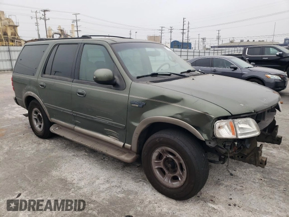 2001 Ford Expedition Eddie Bauer with VIN 1FMRU17L81LA85456, listed as a Copart auction lot 75678844 with 218,070 mi miles and Salvage title. Bid and sale history available at DreamBid. Image 4.