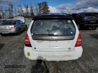 2003 Subaru Forester XS with VIN JF1SG65663H750096, listed as a Copart auction lot 76763824 with 0 mi miles and Salvage Title. Bid and sale history available at carsss.com. Image 6.