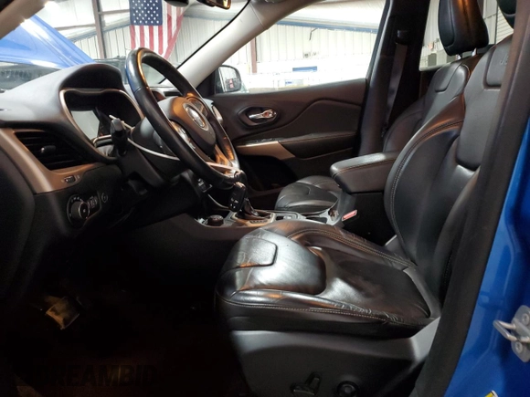 2018 Jeep Cherokee Limited with VIN 1C4PJMDB4JD554439, listed as a Copart auction lot 50589175 with 99,943 mi miles and Salvage title. Bid and sale history available at DreamBid. Image 7.