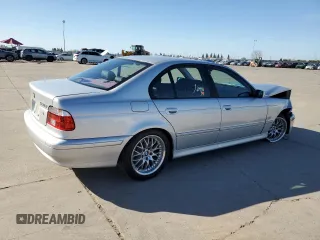 2002 BMW 5 Series 530iA with VIN WBADT63422CH97797, listed as a Copart auction lot 47235655 with 133,286 mi miles and Salvage Title. Bid and sale history available at carsss.com. Image 3.