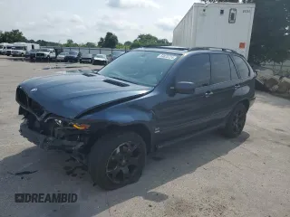 2005 BMW X5 3.0i with VIN 5UXFA13515LY21536, listed as a Copart auction lot 72695614 with 201,907 mi miles and Non Repairable. Bid and sale history available at carsss.com. Image 1.