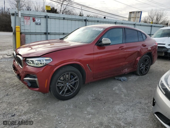 2020 BMW X4 M40i with VIN 5UX2V5C07L9C32535, listed as a Copart auction lot 44514375 with NaN miles and Non Repairable. Bid and sale history available at carsss.com. Image 1.
