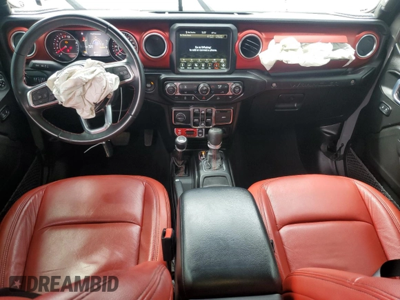 2021 Jeep Wrangler Unlimited Rubicon с VIN 1C4JJXFG4MW850764, выставлен на аукционе Copart как лот 52924735 с пробегом 23 471 миль миль и Списание • Salvage title. История ставок и продаж доступна на DreamBid. Изображение 8.