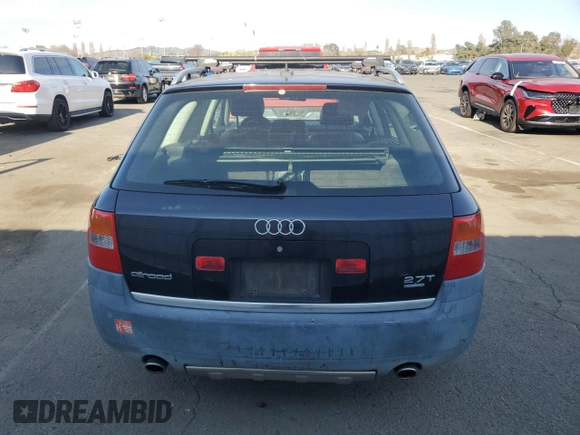 2005 Audi allroad A6 V8 with VIN WA1YD64B85N013685, listed as a Copart auction lot 48260045 with 131,410 mi miles and Clean Title. Bid and sale history available at DreamBid. Image 6.