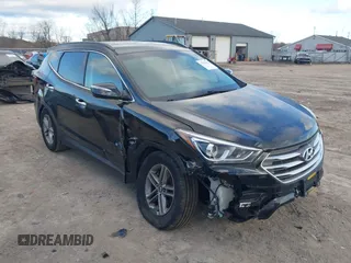 2018 Hyundai Santa Fe Sport 2.4L with VIN 5NMZU3LB4JH102400, listed as a IAAI auction lot 41884366 with 64,007 mi miles. Bid and sale history available at carsss.com. Image 1.