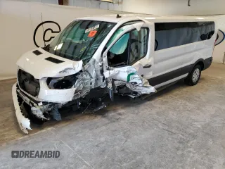 2024 Ford Transit Passenger XL with VIN 1FBAX2Y89RKA86131, listed as a Copart auction lot 54841145 with 14,890 mi miles and Salvage Title. Bid and sale history available at carsss.com. Image 1.