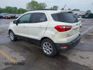 2019 Ford EcoSport SE with VIN MAJ3S2GE7KC290961, listed as a IAAI auction lot 42073145 with 156,178 mi miles and . Bid and sale history available at DreamBid. Image 3.